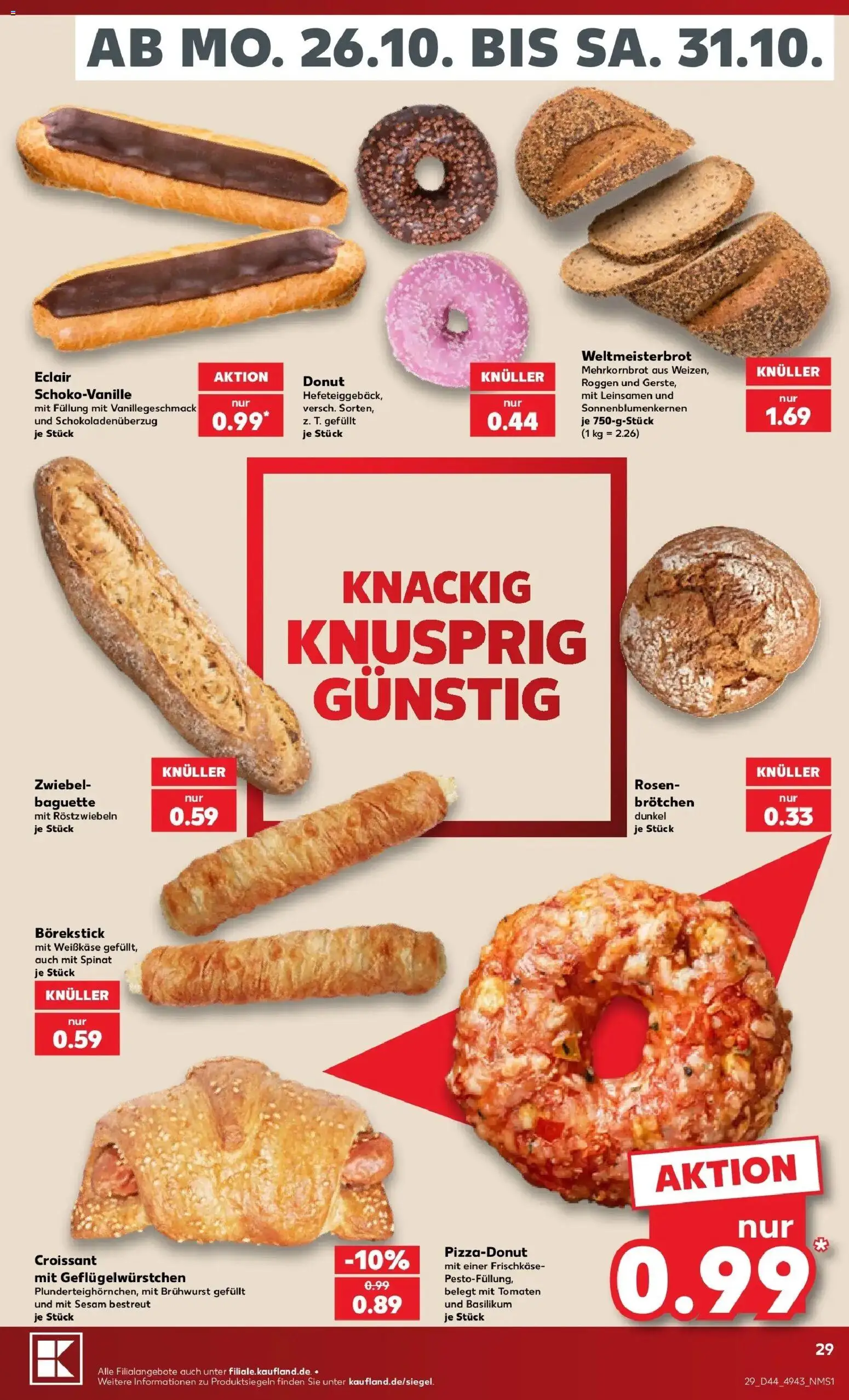 Vorschau von dem Prospekt des Geschäftes Kaufland, gültig ab dem 26.10.2026