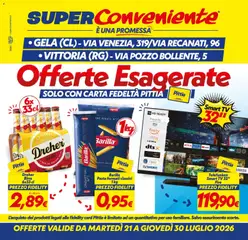 Anteprima dell'opuscolo SuperConveniente volantino Gela, Vittoria dal negozio SuperConveniente valido da 21/07/2026