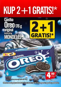 Pogląd gazetki "Prim Market promocja - Ciastka Oreo" ze sklepu Prim Market ważnej od 10.07.2026