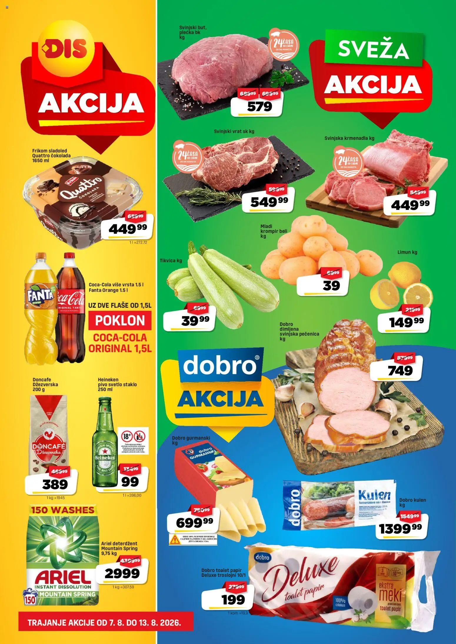 Pregled Super DIS kataloga - važi od 07.08.2026