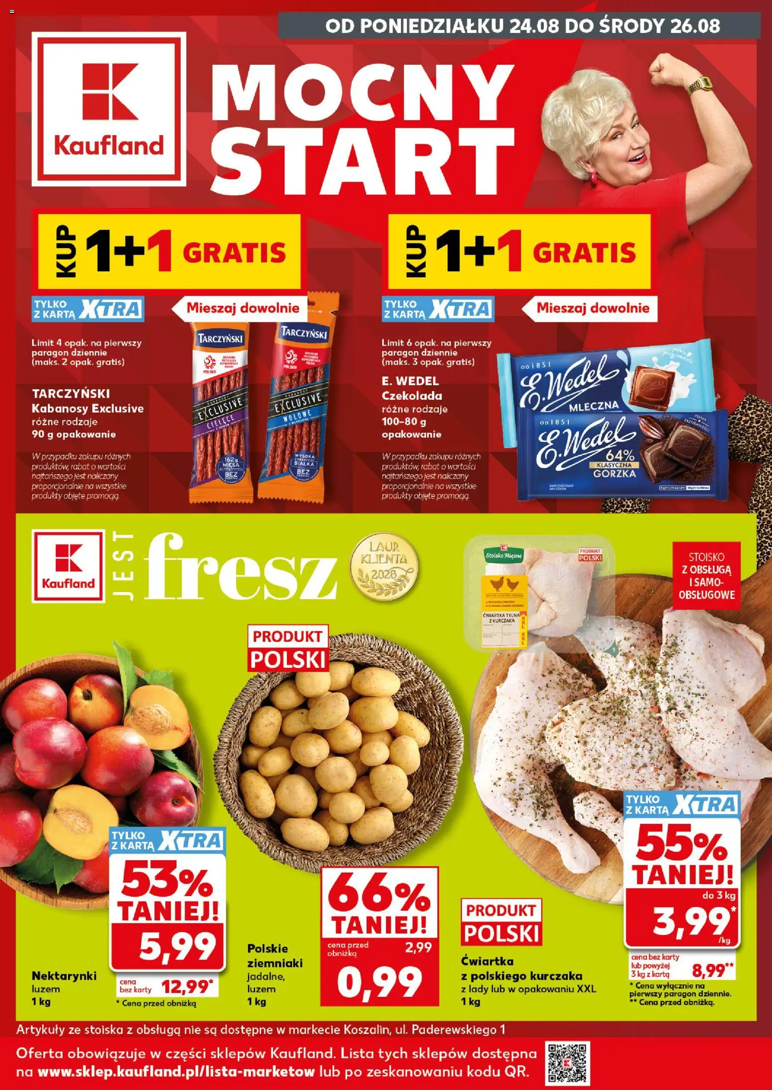 Náhled nabídky: Kaufland Polsko Kaufland Polsko leták - Mocny start platný od 24.08.2026