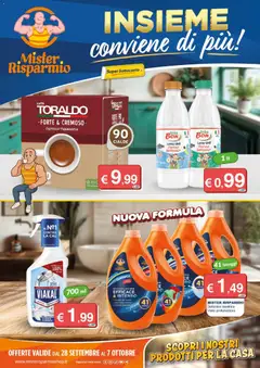 Anteprima dell'opuscolo Mister Risparmio volantino dal negozio Mister Risparmio valido da 28/09/2026
