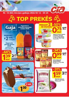ČIA MARKET parduotuvės leidinio ČIA MARKET leidinys galiojančio nuo 2026.05.12 peržiūra