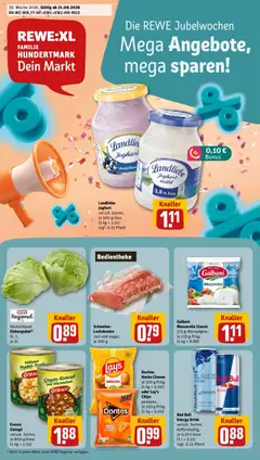 Vorschau von dem Prospekt des Geschäftes Rewe, gültig ab dem 21.09.2026