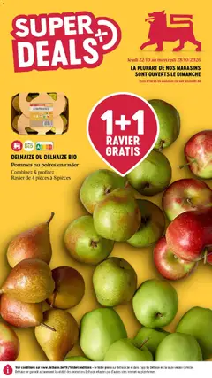 Voorbeeld van Delhaize Publicité van winkel Delhaize geldig vanaf 22/10/2026