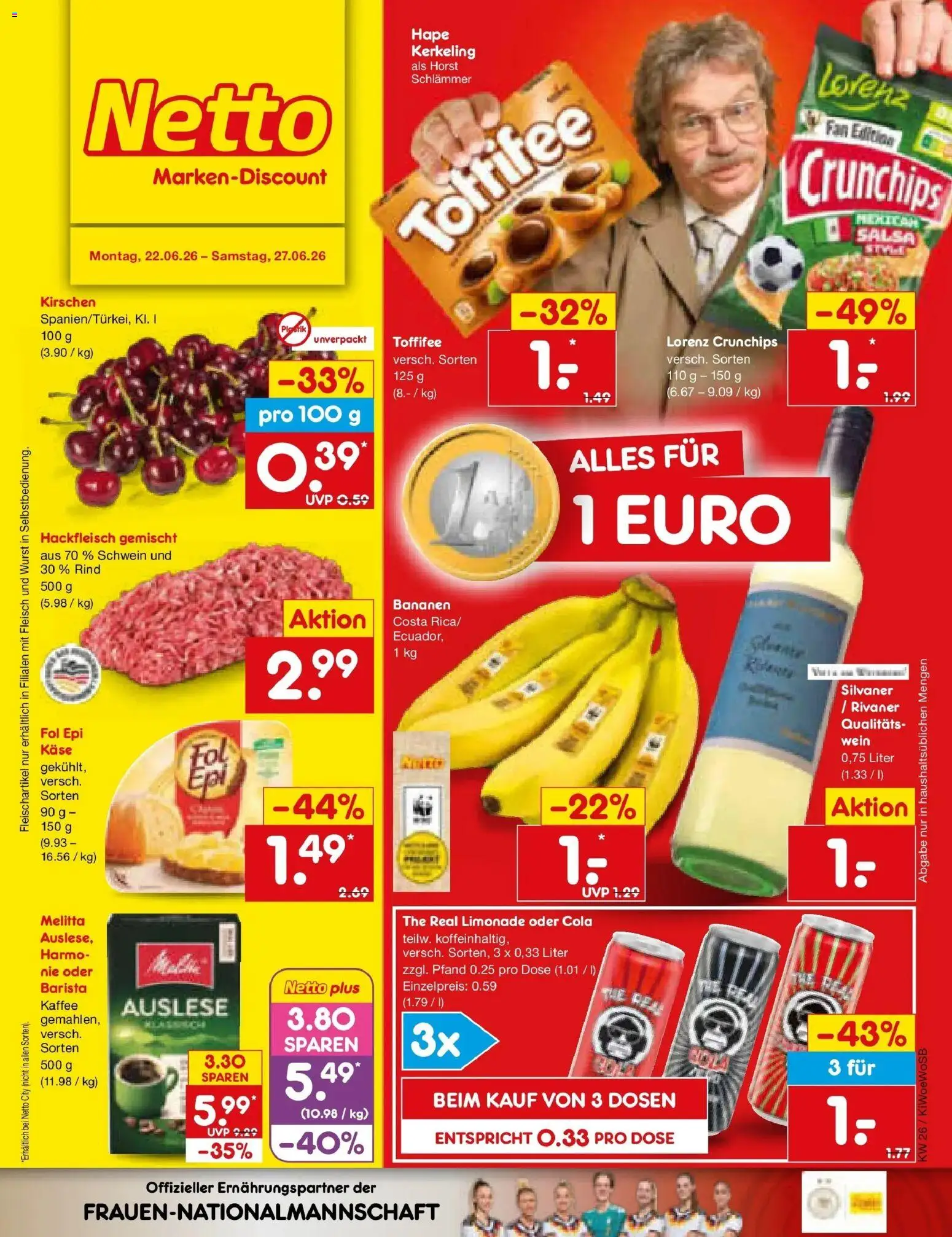Vorschau von dem Prospekt des Geschäftes Netto Marken-Discount, gültig ab dem 22.06.2026