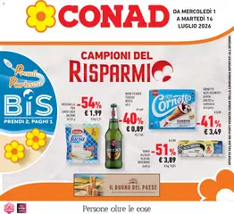 Anteprima dell'opuscolo Conad volantino Lombardia dal negozio Conad valido da 01/07/2026