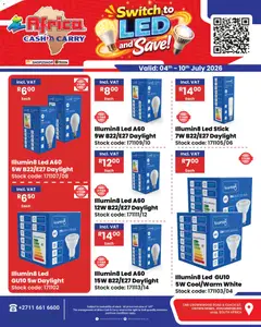 Preview of Africa Cash & Carry flyer valid from 04/07/2026
