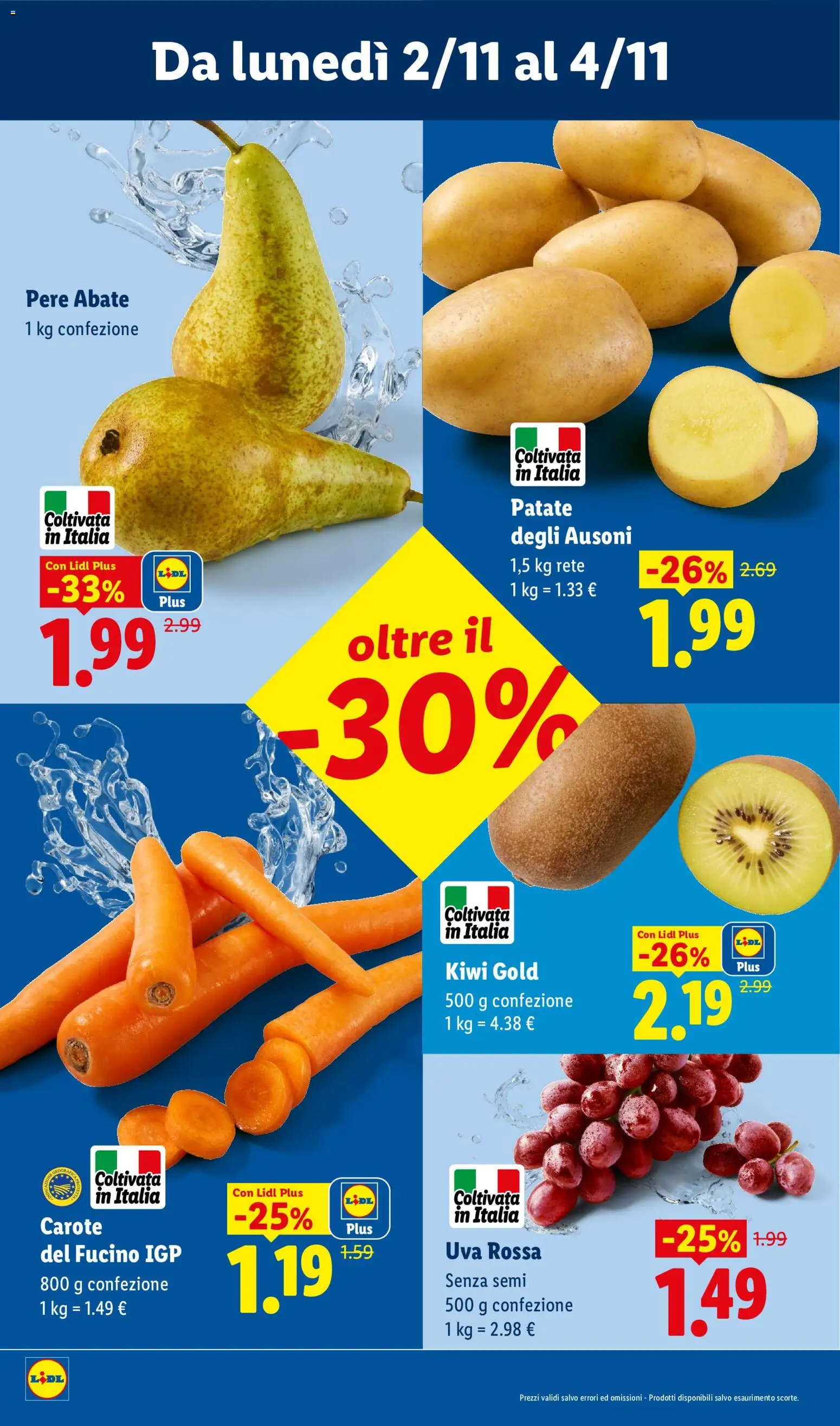 Anteprima dell'opuscolo Lidl volantino Fresca e conveniente dal negozio Lidl valido da 29/10/2026