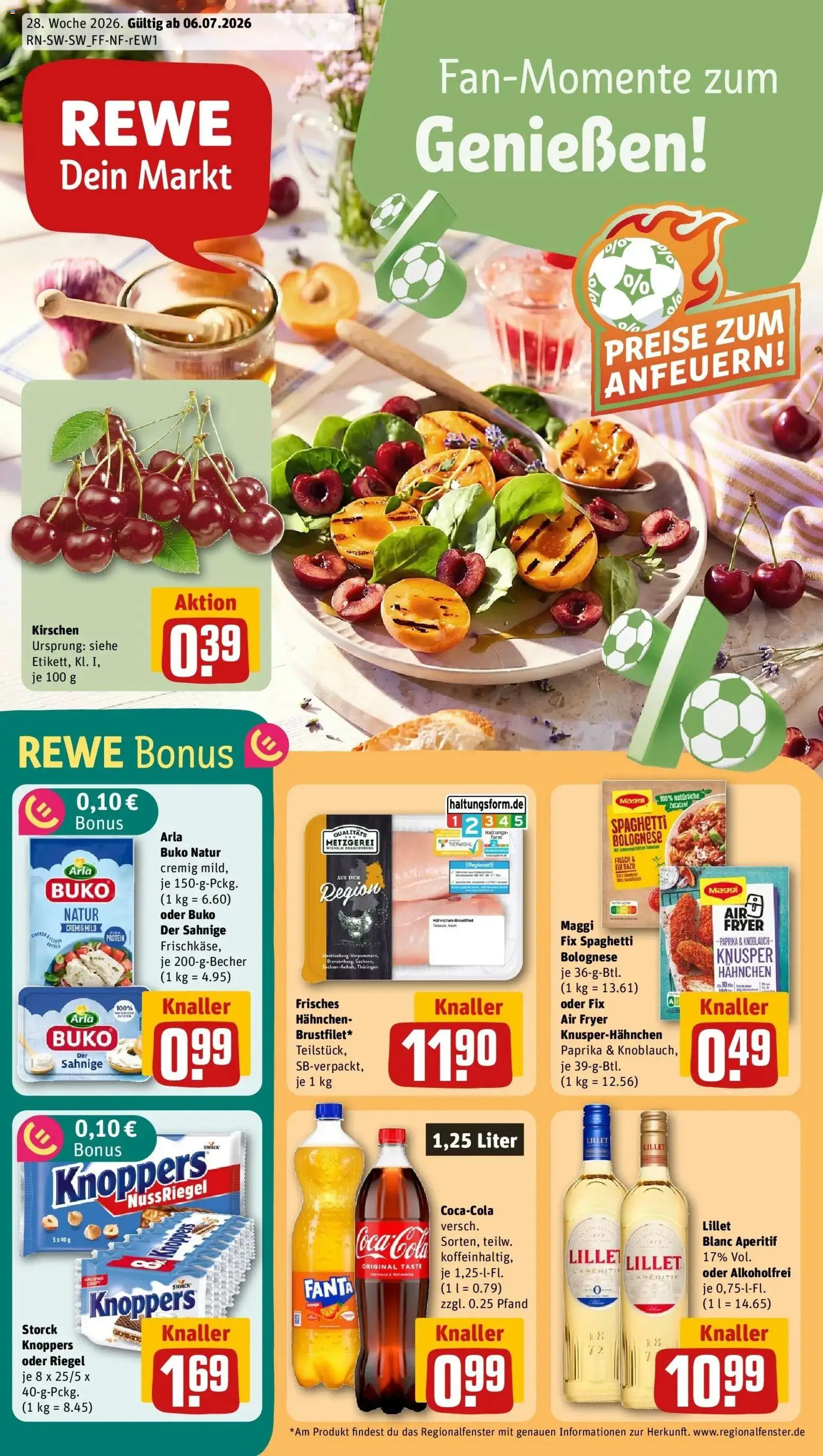 Vorschau von dem Prospekt des Geschäftes Rewe, gültig ab dem 05.07.2026