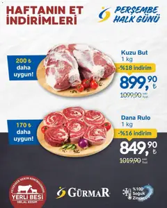 Gürmar Gürmar - Haftanın Et İndirimleri 25.06.2026 - Broşürünün önizlemesi