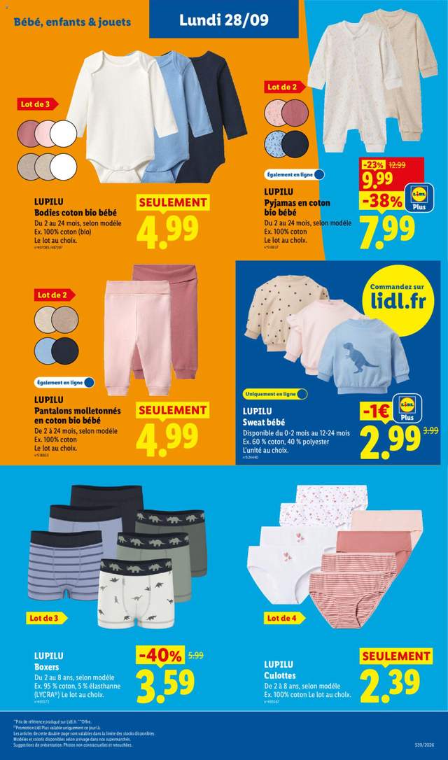 Nouveau catalogue Lidl à partir du 24/09