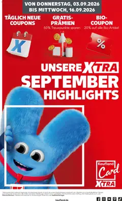 Voorbeeld van Kaufland DE -DE Folder van winkel Kaufland DE geldig vanaf 03-09-2026