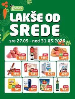 Pregled Gomex kataloga - važi od 27.05.2026