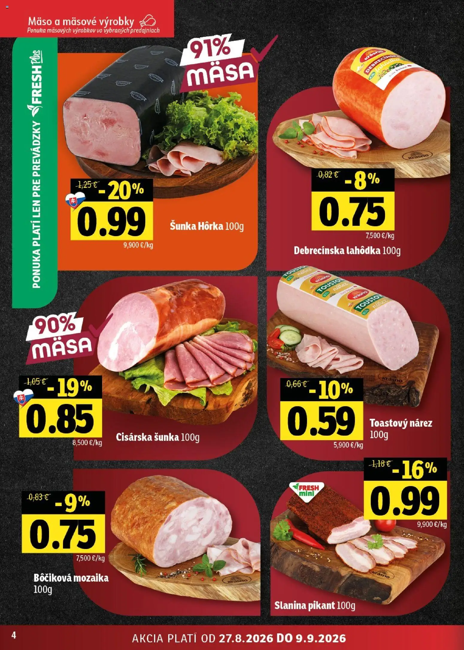 Náhľad Fresh letáku platného od 27.08.2026