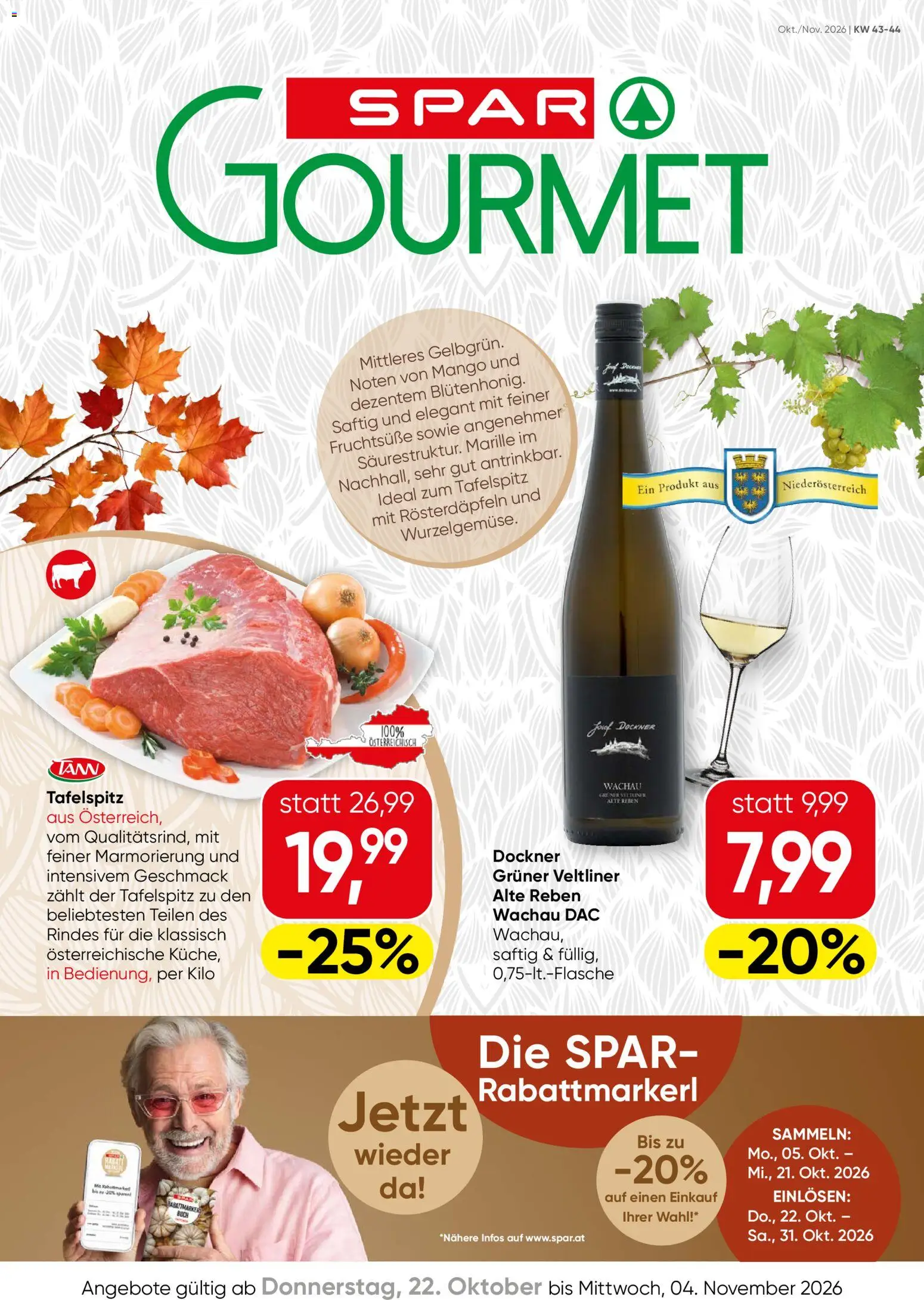 Vorschau der Angebote: SPAR Gourmet SPAR Gourmet Flugblatt gültig ab 22.10.2026 - Mango