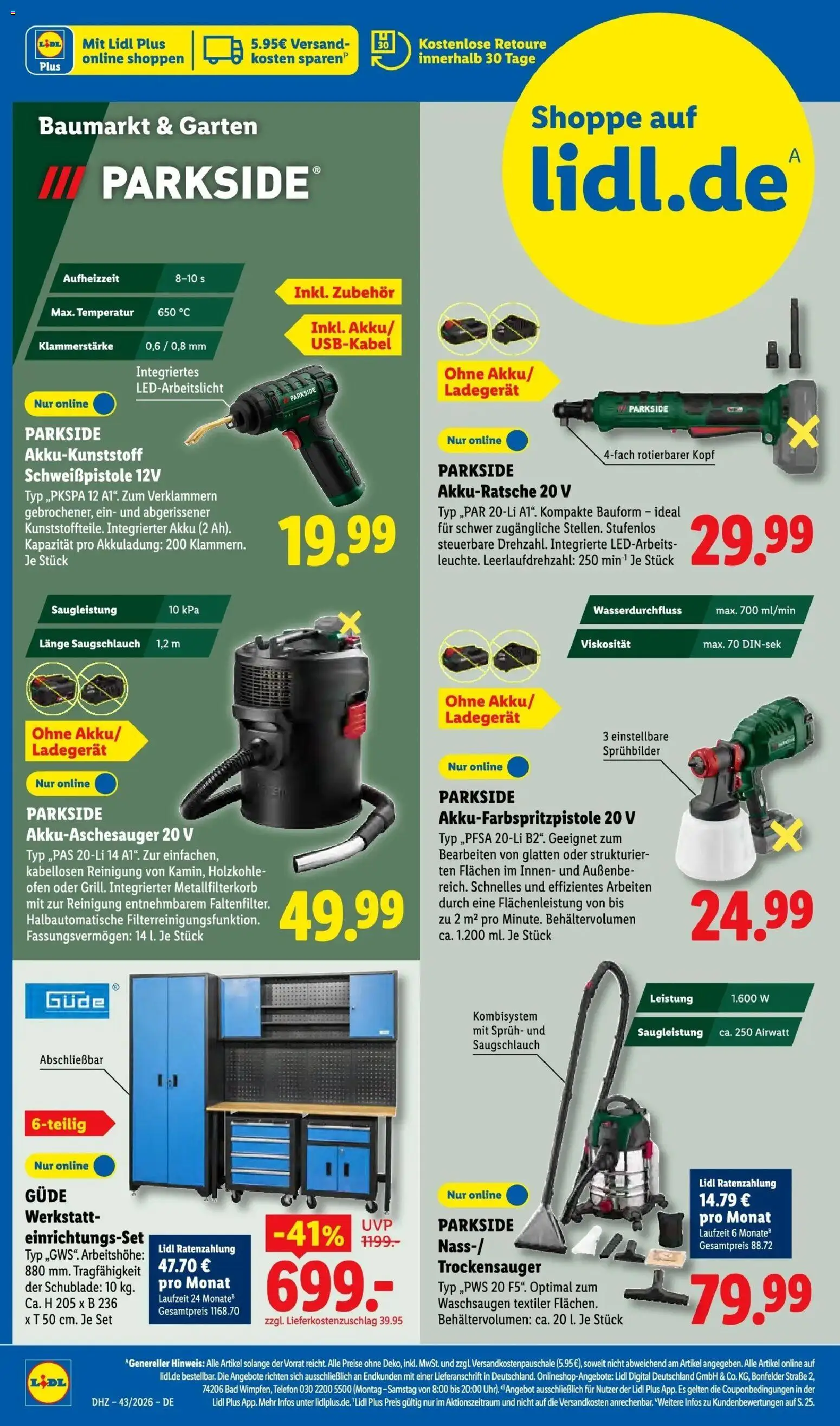 Vorschau von dem Prospekt des Geschäftes Lidl, gültig ab dem 19.10.2026