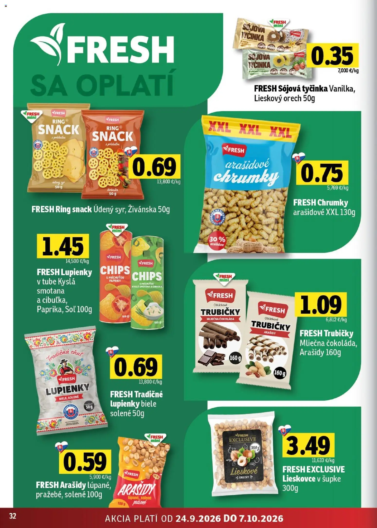 Náhľad Fresh letáku platného od 24.09.2026