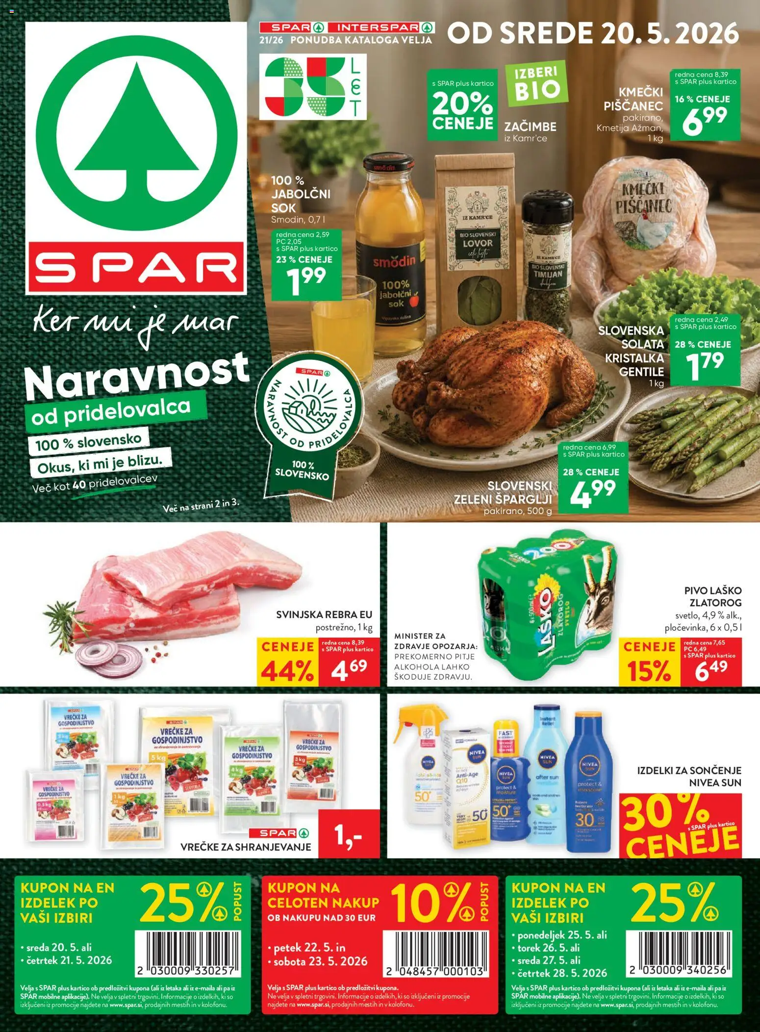 Predogled kataloga iz trgovine Spar veljaven od 20.05.2026