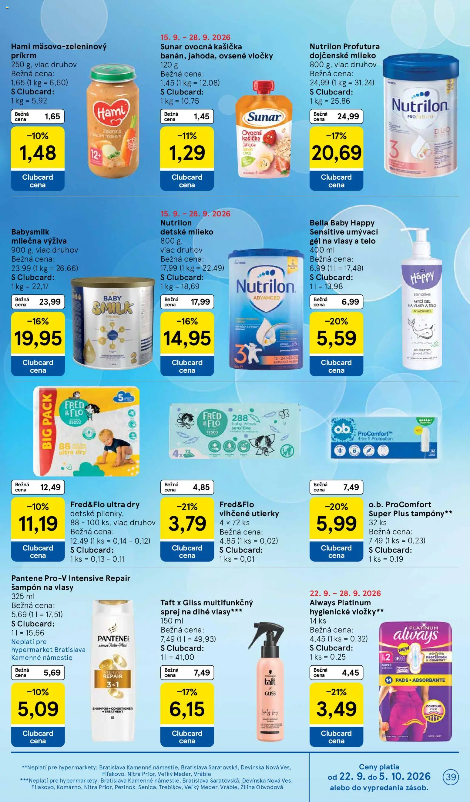 Náhľad Tesco letáku platného od 23.09.2026