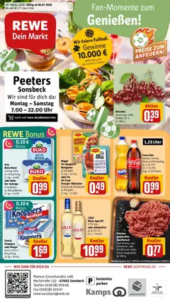 Vorschau von dem Prospekt des Geschäftes Rewe, gültig ab dem 05.07.2026