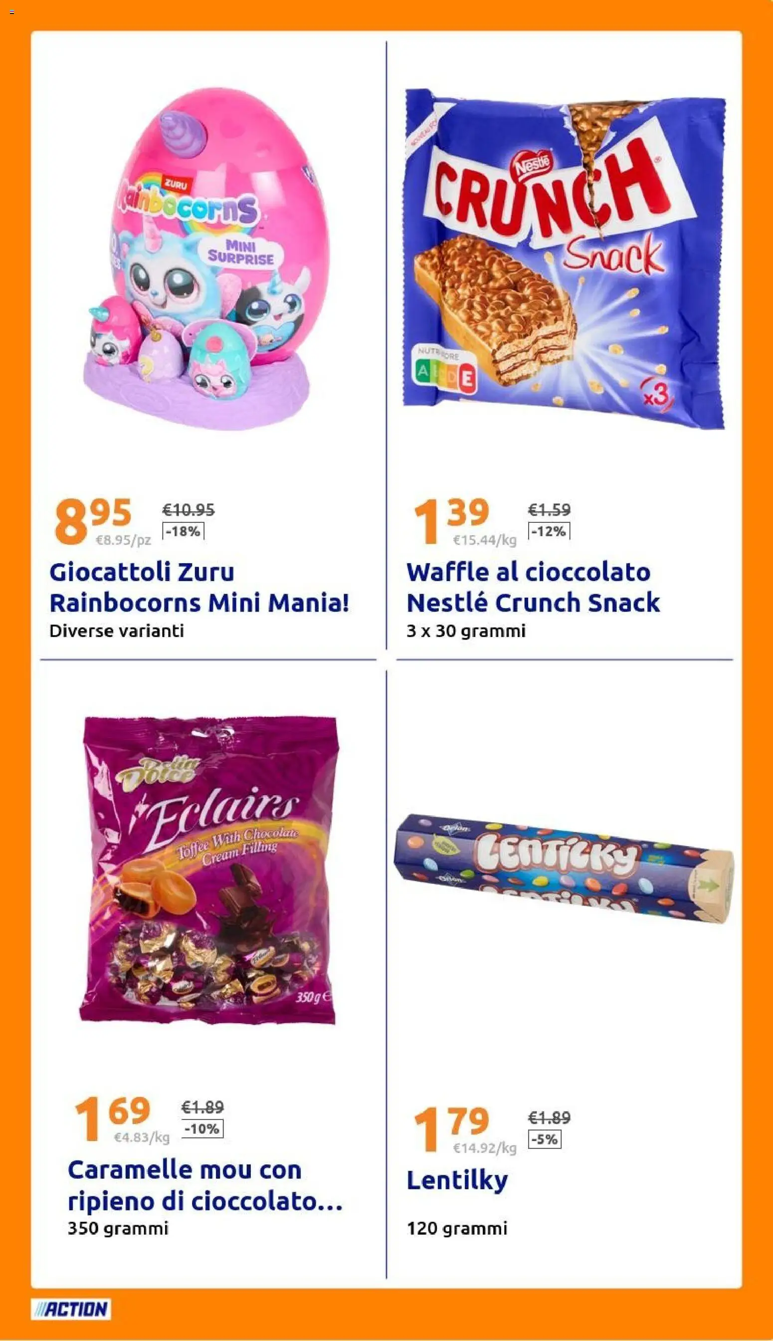 Anteprima dell'opuscolo Action volantino dal negozio Action valido da 21/10/2026 - Giocattoli, Cioccolato, Caramelle