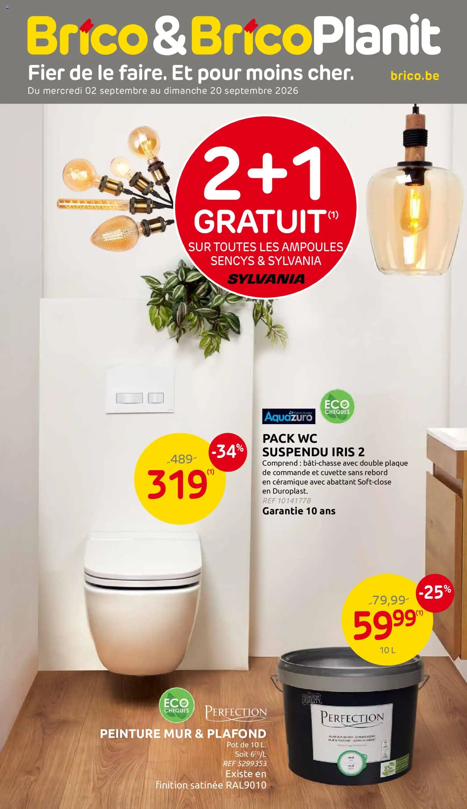 Voorbeeld van Brico Plan-it Publicité van winkel Brico Plan-it geldig vanaf 02/09/2026