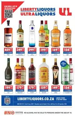 Preview of Ultra Liquors flyer valid from 16/09/2026