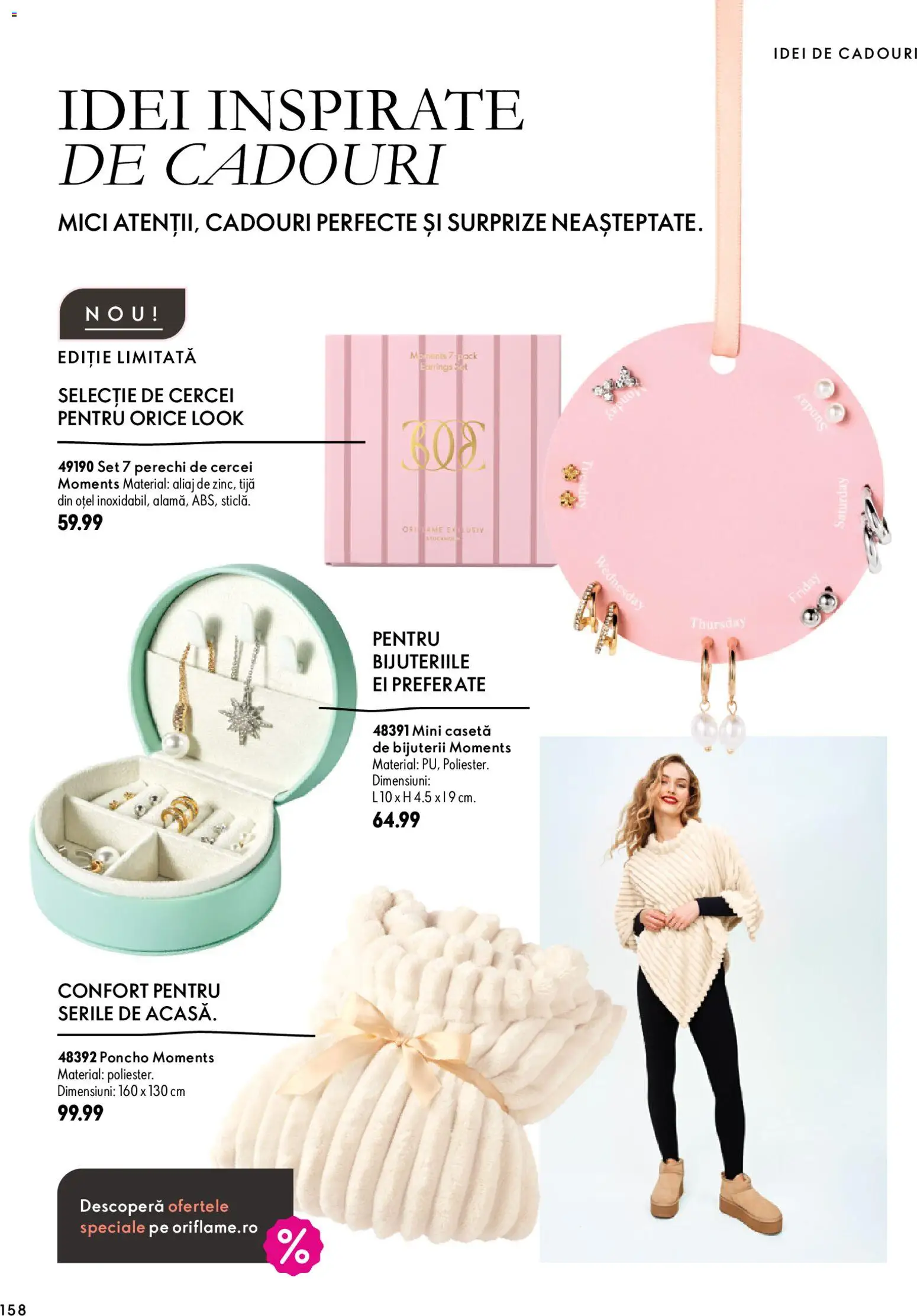 Previzualizarea de cataloage: Oriflame Oriflame Catalog 15 2026 valabil de la 11.11.2026 - Mici, Cercei