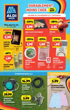 Vorschau des Merkblatts Aldi aktionen FR vom Shop Aldi gültig von 16.07.2026 bis 22.07.2026