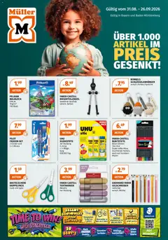 Vorschau von dem Prospekt des Geschäftes Müller, gültig ab dem 31.08.2026