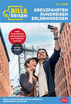 Vorschau der Angebote: Billa Billa - Billa Reise Kreuzfahrten Rundreise Erlebnisreisen gültig ab 01.07.2026