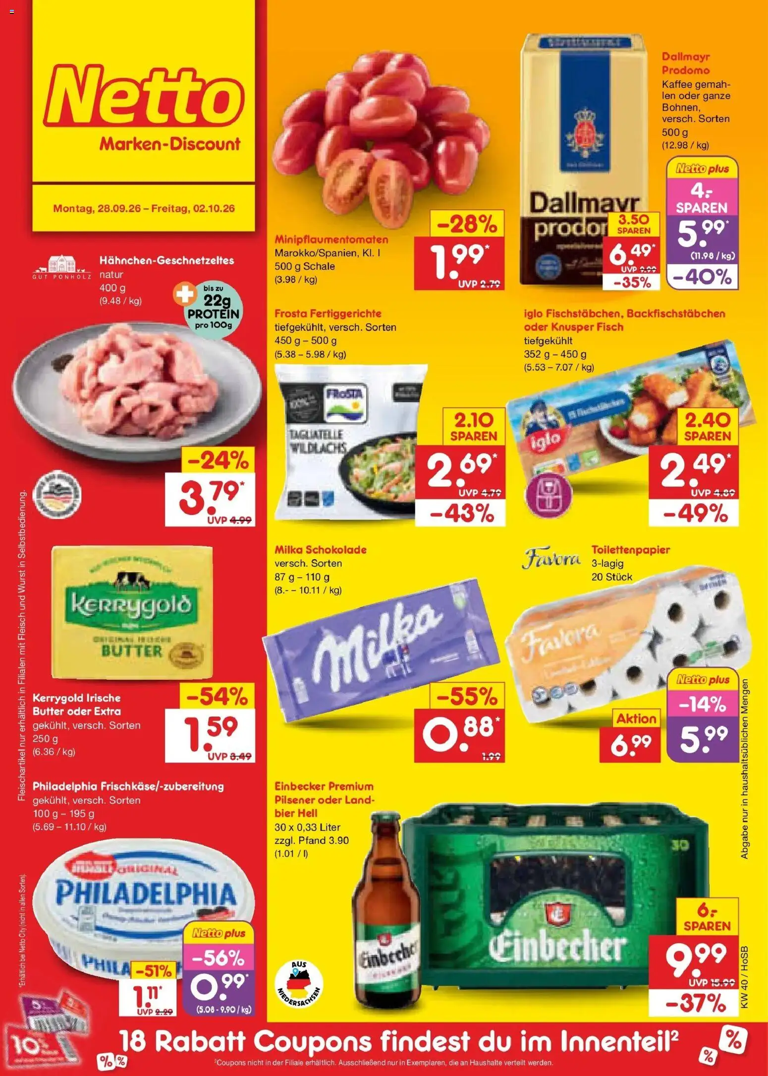 Vorschau von dem Prospekt des Geschäftes Netto Marken-Discount, gültig ab dem 28.09.2026