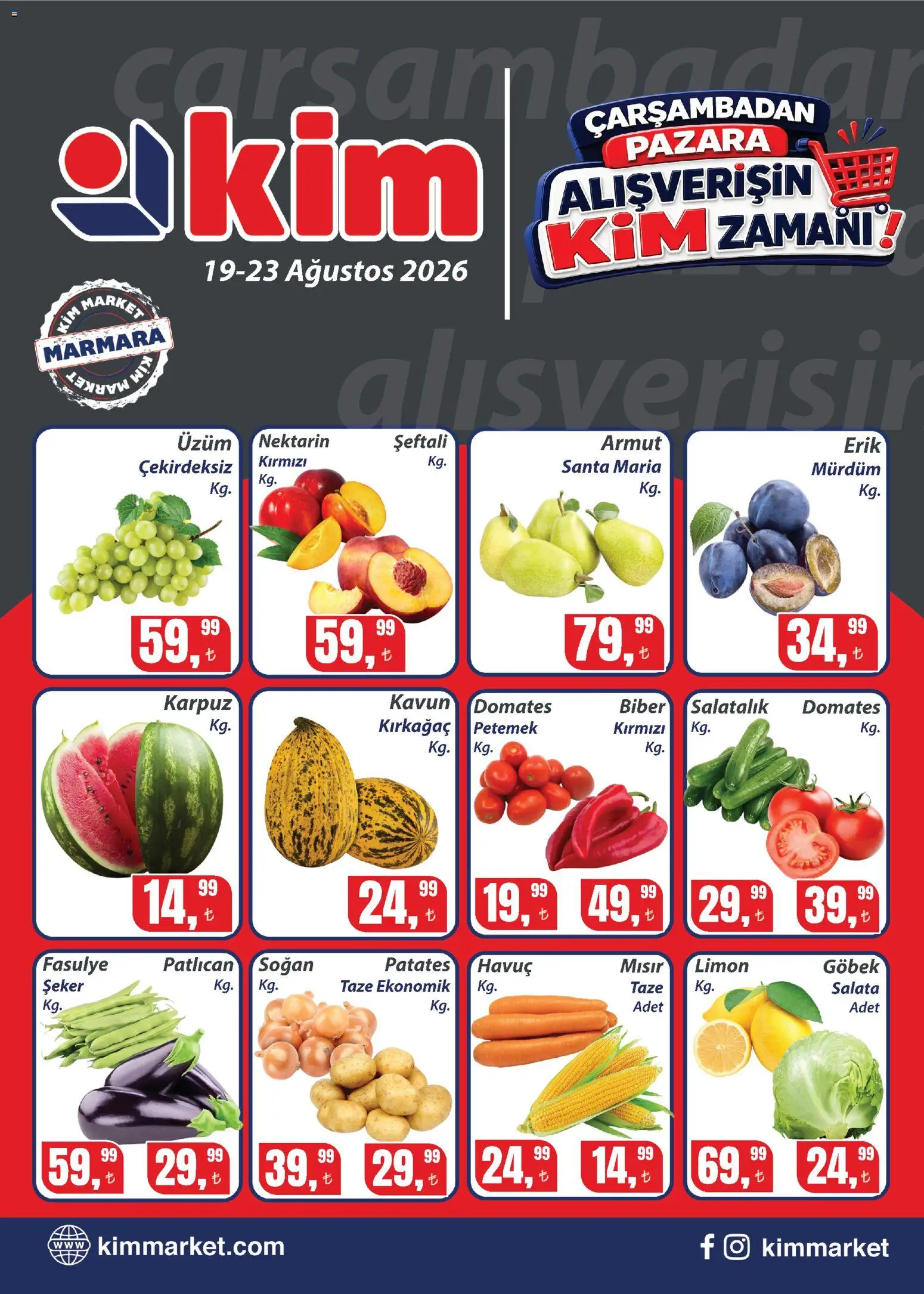 Kim Market Kim Market Katalog - Marmara Insert 19.08.2026 - Broşürünün önizlemesi