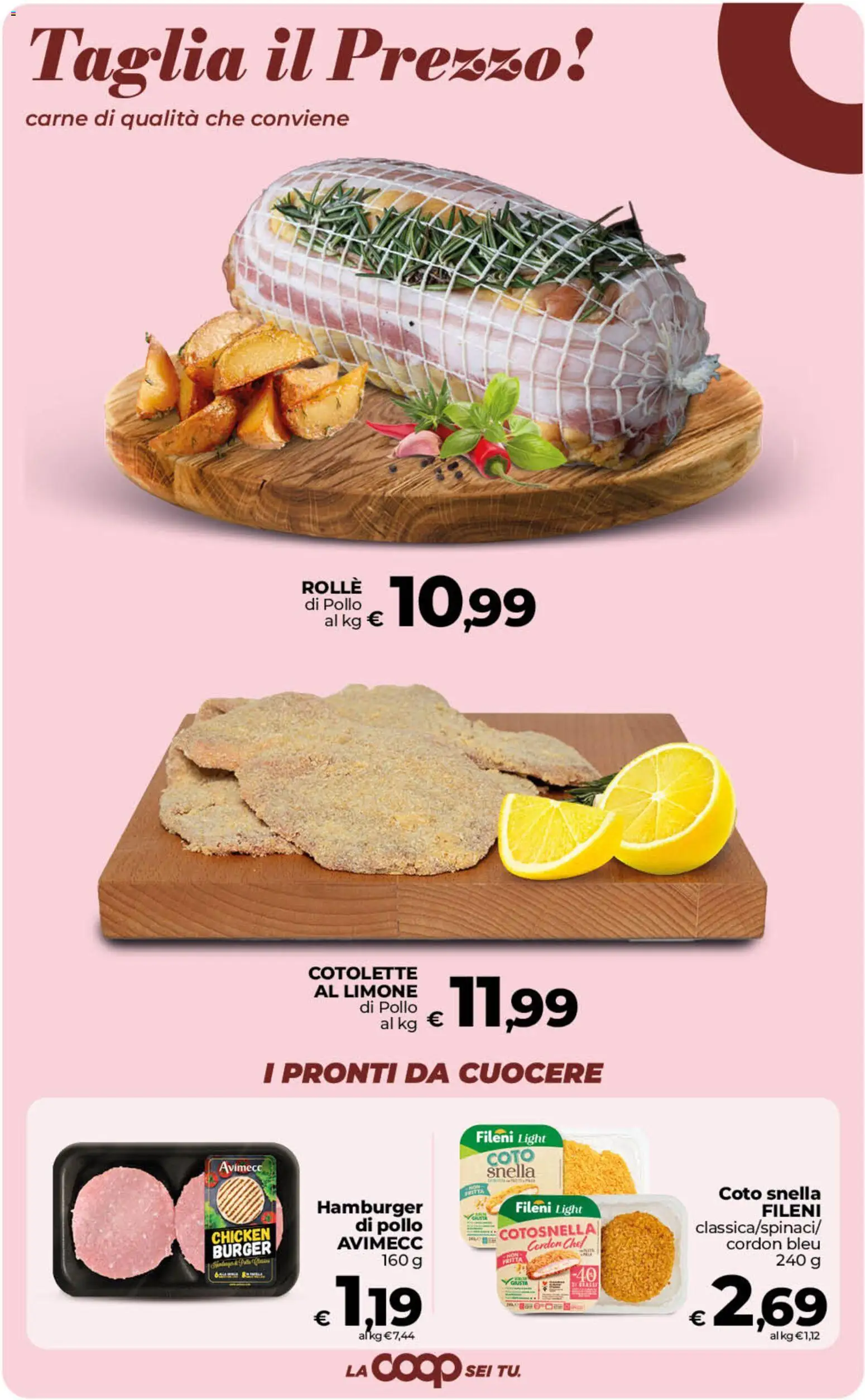 Anteprima dell'opuscolo COOP volantino inCoop Sicilia dal negozio COOP valido da 23/10/2026 - Hamburger, Pollo, Limone, Carne