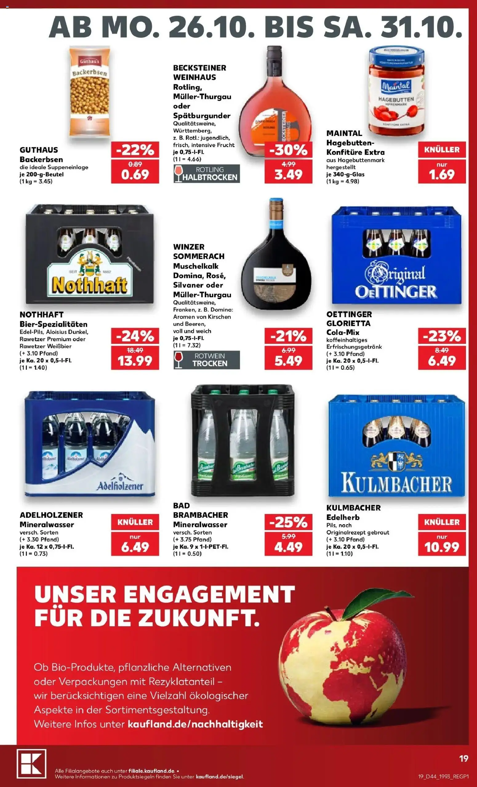 Vorschau von dem Prospekt des Geschäftes Kaufland, gültig ab dem 26.10.2026