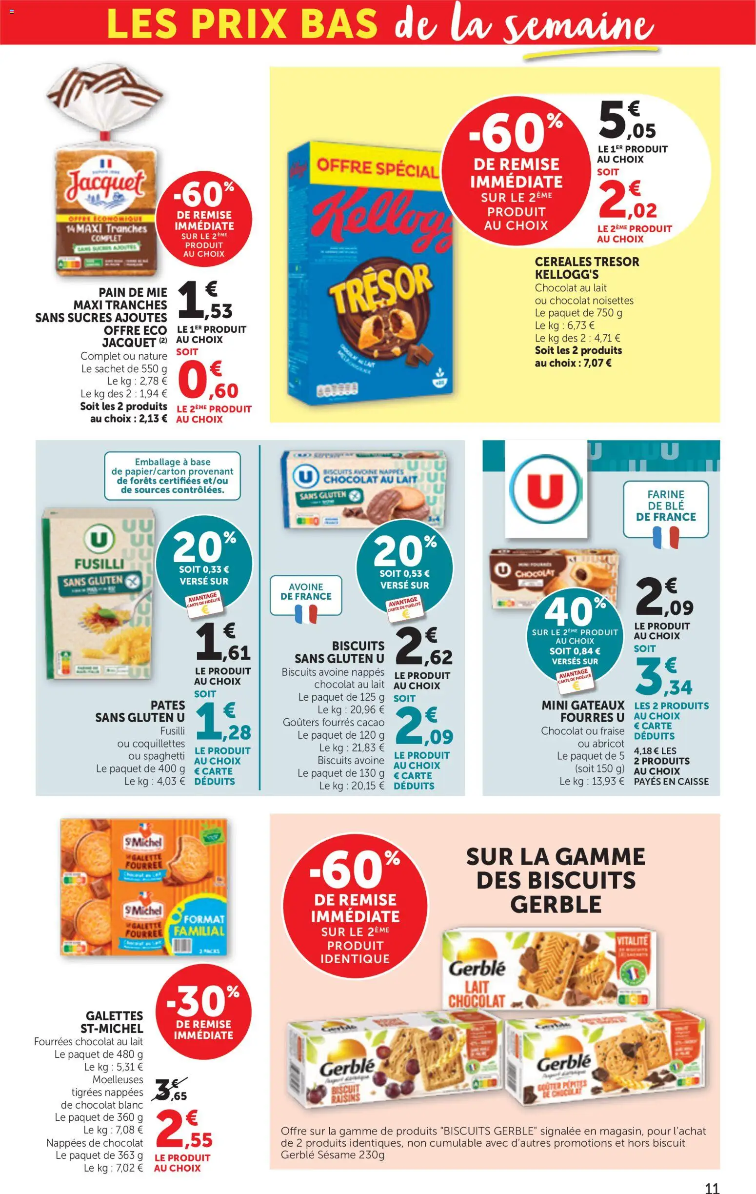 Prévisualisation de bi1 Maxi la beauté à prix bas du magasin bi1 formulaire valide 01/09/2026 - Sésame, Abricot, Spaghetti, Raisins, Farine, Chocolat blanc, Farine de ble, Noisettes