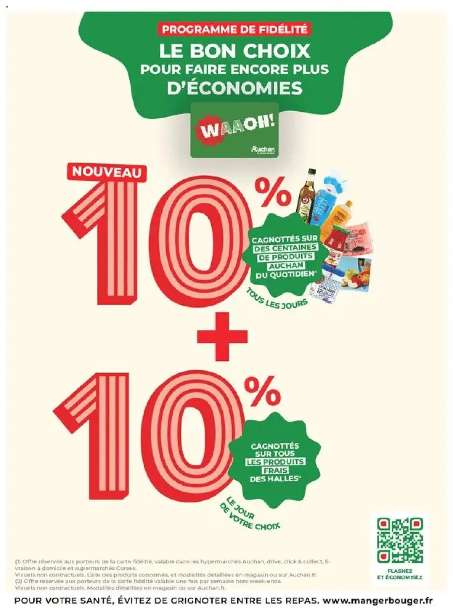 Prévisualisation de Auchan Les promos du moment du magasin Auchan formulaire valide 01/09/2026