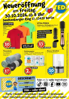 Vorschau von dem Prospekt des Geschäftes TEDi, gültig ab dem 30.10.2026