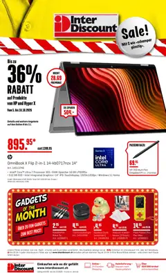 Vorschau des Merkblatts Interdiscount aktionen vom Shop Interdiscount gültig von 05.10.2026 bis 18.10.2026