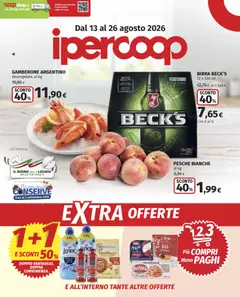 Anteprima dell'opuscolo Ipercoop volantino dal negozio Ipercoop valido da 13/08/2026