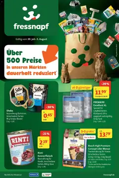 Vorschau von dem Prospekt des Geschäftes Fressnapf, gültig ab dem 30.07.2026