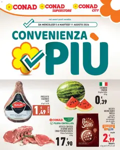Anteprima dell'opuscolo Conad volantino Convenienza Più dal negozio Conad valido da 05/08/2026