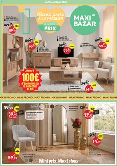 Prévisualisation de Maxi Bazar - Brochure du magasin Maxi Bazar formulaire valide 10/06/2026