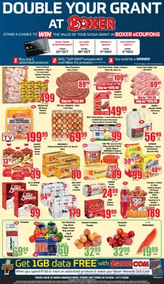 Preview of Boxer flyer valid from 29/10/2026