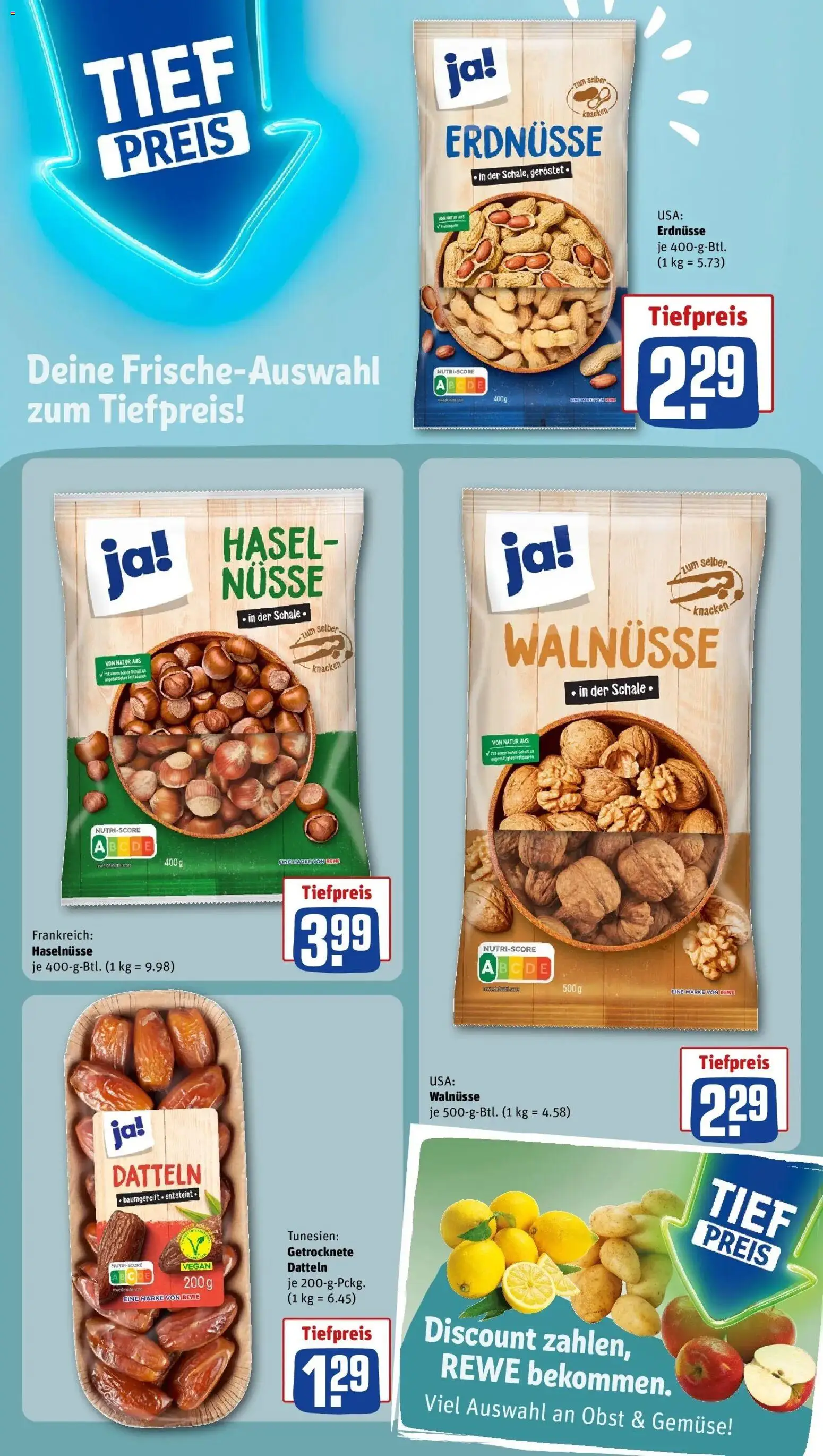 Vorschau von dem Prospekt des Geschäftes Rewe, gültig ab dem 26.10.2026