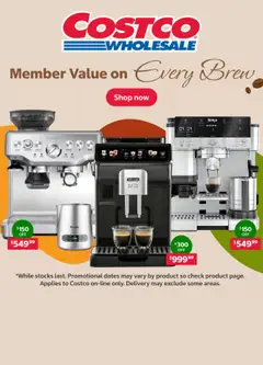 Preview of Costco Catalogue - Coffee Machines - valid from 15.06.2026