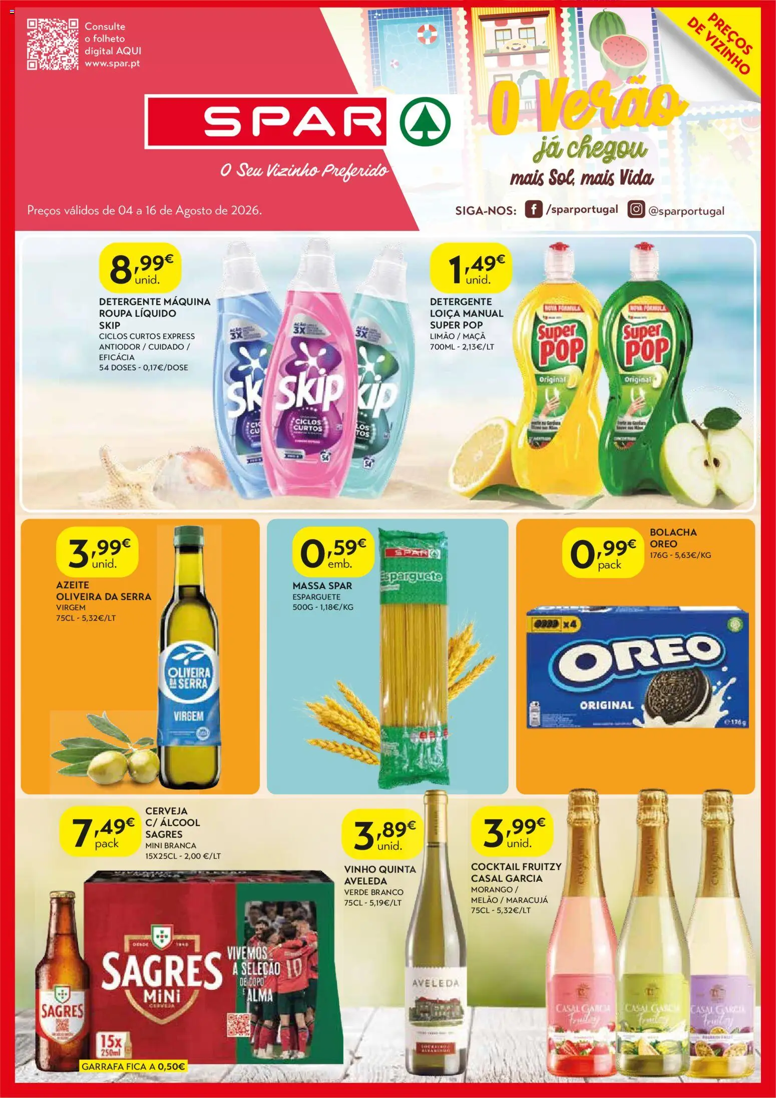 Pré-visualização do folheto da loja Spar válida a partir de 04/08/2026