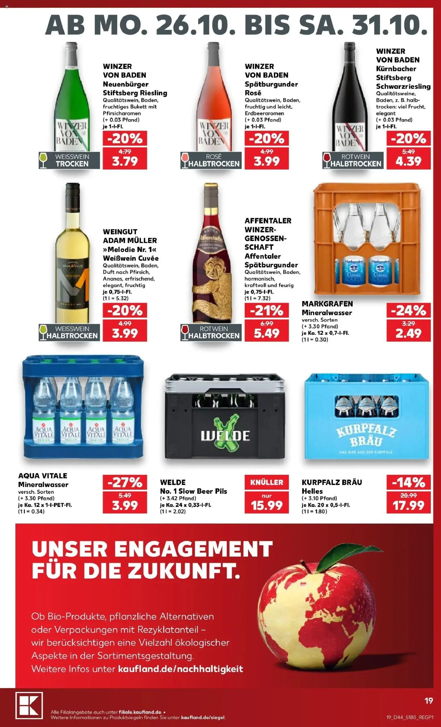 Vorschau von dem Prospekt des Geschäftes Kaufland, gültig ab dem 26.10.2026