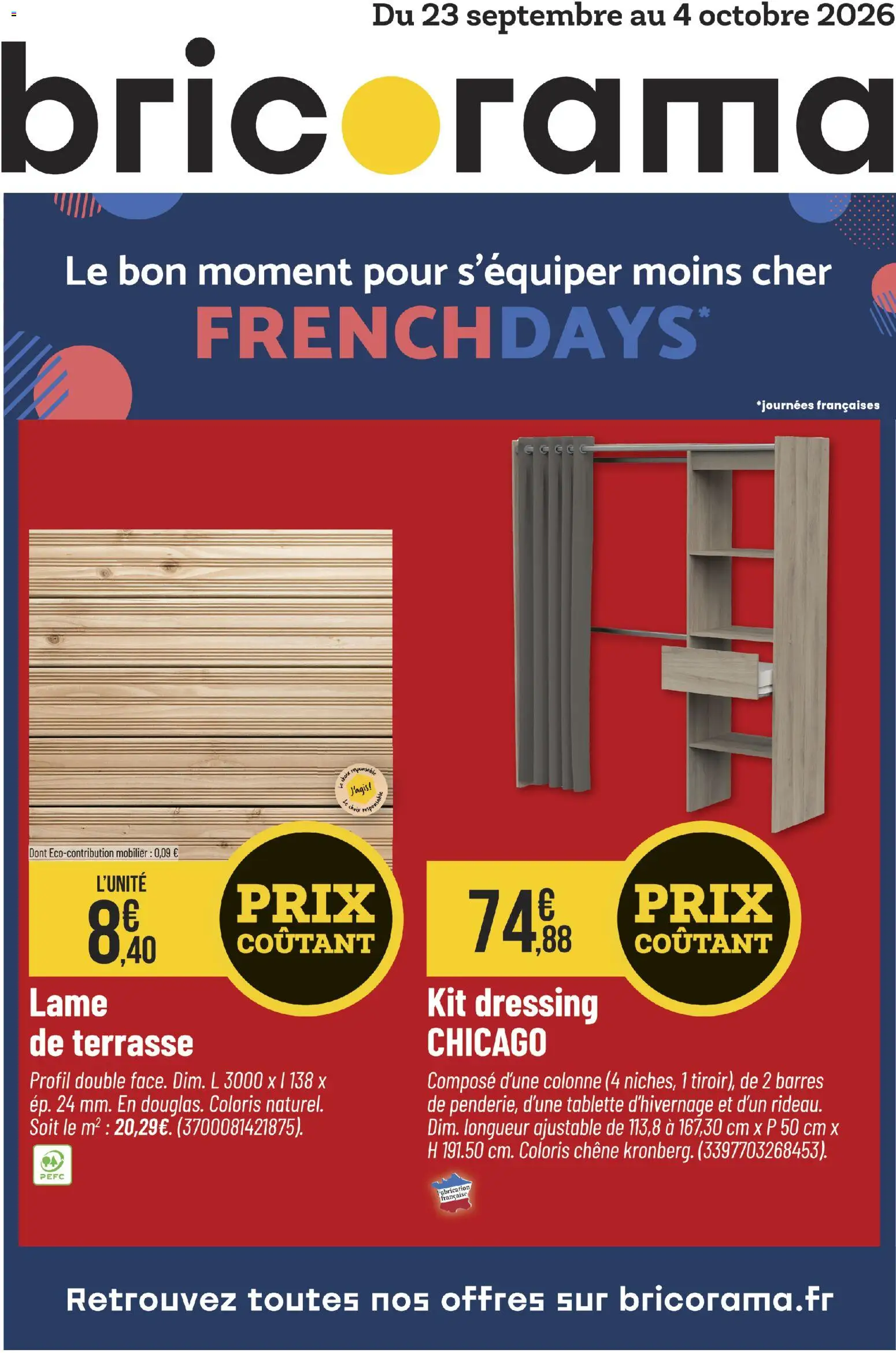 Prévisualisation de Bricorama catalogue du magasin Bricorama formulaire valide 23/09/2026